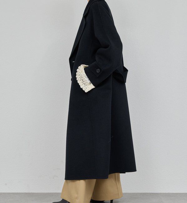  「【HERITANOVUM】ウールカシミヤチェストリバーコート」|その他|