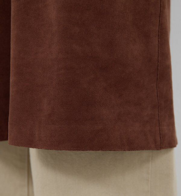  「【HERITANOVUM】エコスエードミニドレス」|ワンピース|