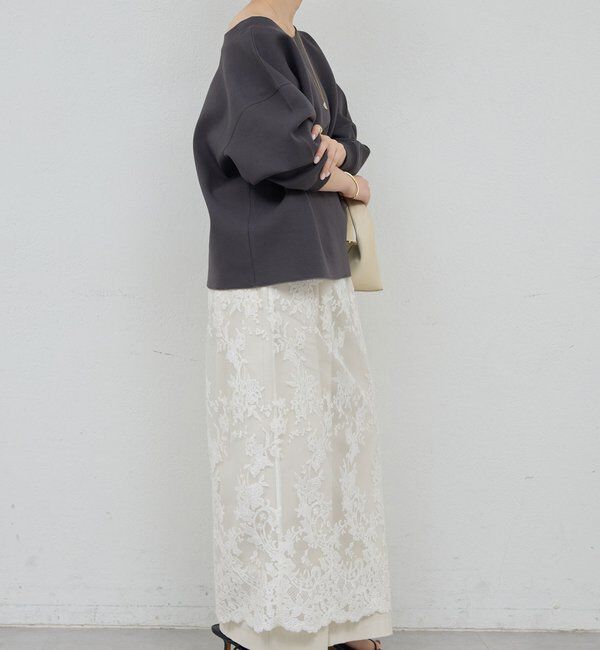  「【新色BR登場！】【大人のスウェット】ボートネックスウェット」|Tシャツ・カットソー|