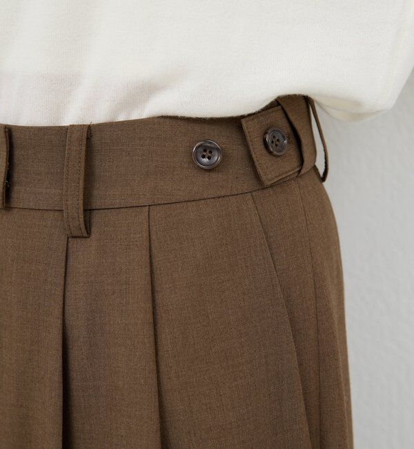  「【SACHIKOコラボ】2タックワイドパンツ」|チノ|