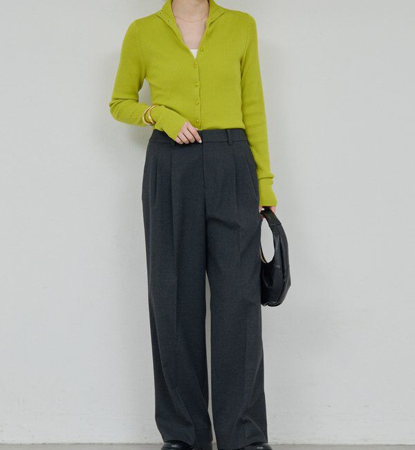  「【比留川游さんコラボ】ハイネックリブカーディガン」|ニット・セーター|