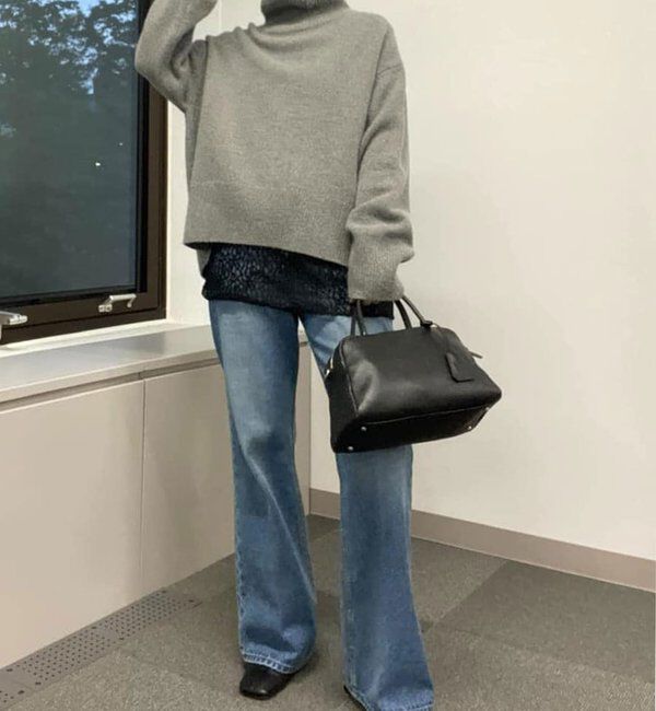  「【手洗い可】ウールタートルプルオーバー」|ニット・セーター|