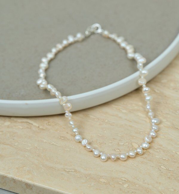  「【2.718】ランダムパールショートネックレス」|リング|シルバー系