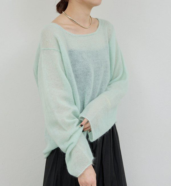  「シアーモヘアプルオーバー」|ニット・セーター|
