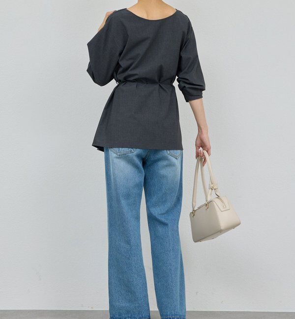  「【セットアップ対応】【2way】ドレープブラウス」|シャツ・ブラウス|