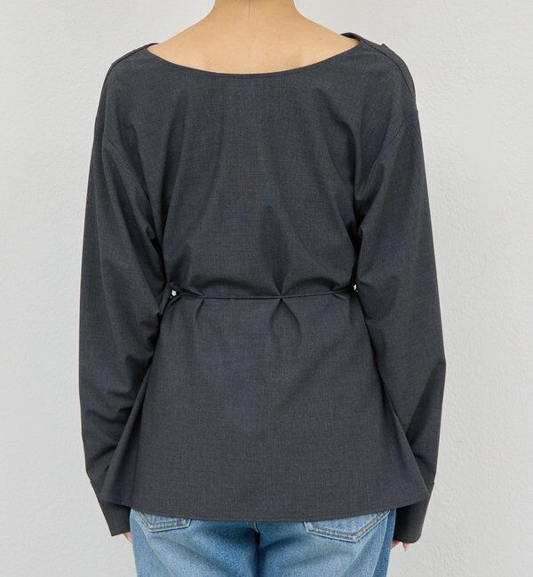  「【セットアップ対応】【2way】ドレープブラウス」|シャツ・ブラウス|