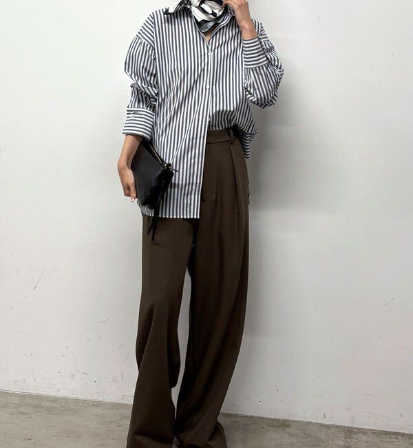  「【MANAKAコラボ】スカーフセットシャツ」|シャツ・ブラウス|