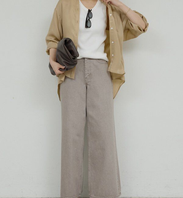  「【洗練ブラウス】【2way】キュプラブラウス」|シャツ・ブラウス|