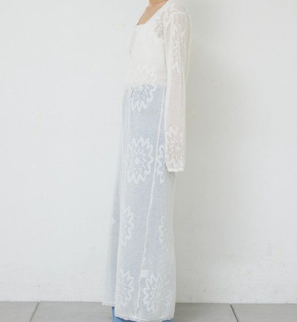  「【手洗い可】メッシュニットドレス」|ワンピース|