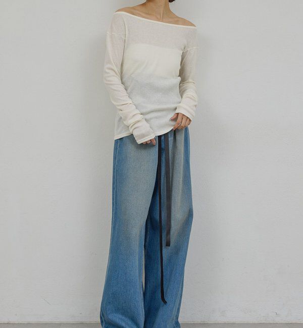  「【PEAS】ガーゼテレコプルオーバー」|Tシャツ・カットソー|