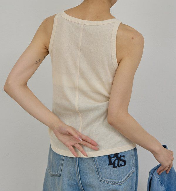  「【PEAS】カバーテレコタンク」|Tシャツ・カットソー|