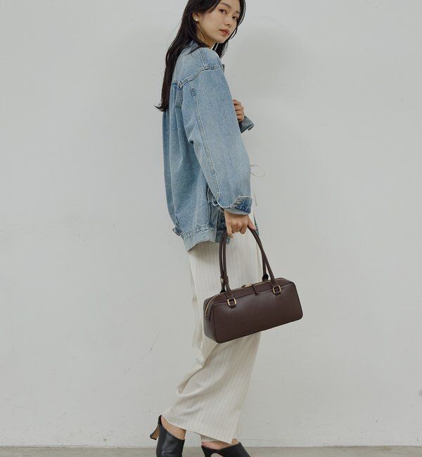  「【手洗い可】ストライプイージーパンツ」|チノ|