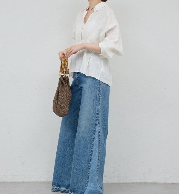  「【WEB限定】【大人気につきリバイバル】ウエストシェイプシャツ」|シャツ・ブラウス|