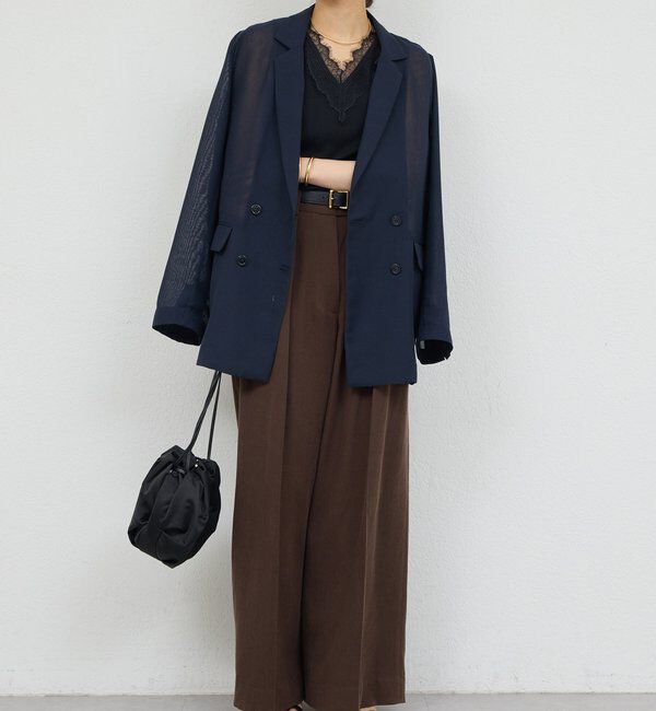  「【WEB限定】【サイズ展開あり】メッシュジャケット」|テーラードジャケット|