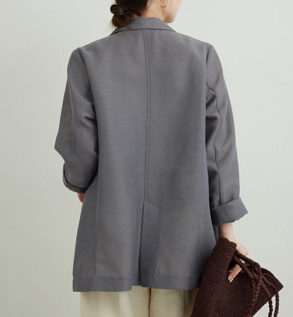  「【WEB限定】【サイズ展開あり】メッシュジャケット」|テーラードジャケット|