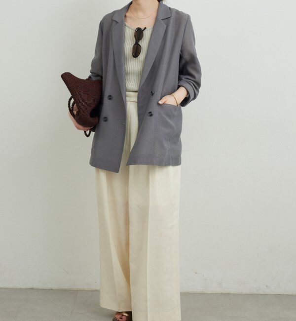  「【WEB限定】【サイズ展開あり】メッシュジャケット」|テーラードジャケット|