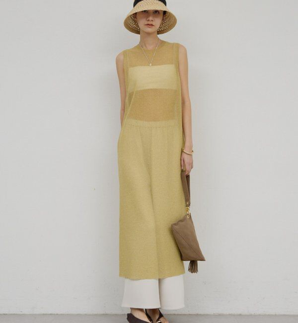  「ラメニットドレス」|ワンピース|