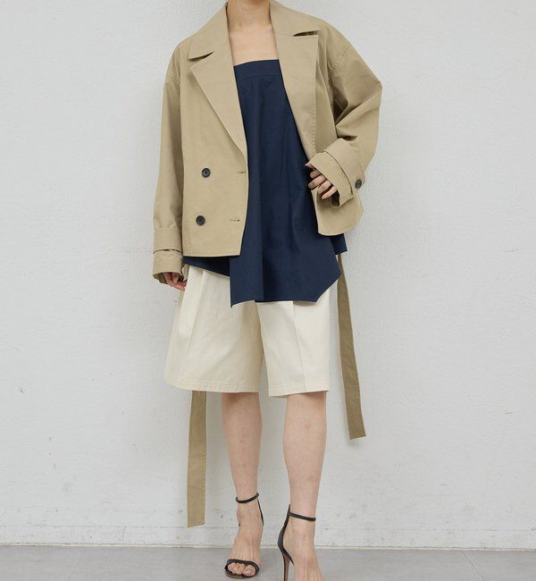  「【HERITANOVUM】ドライギャバハーフパンツ」|チノ|