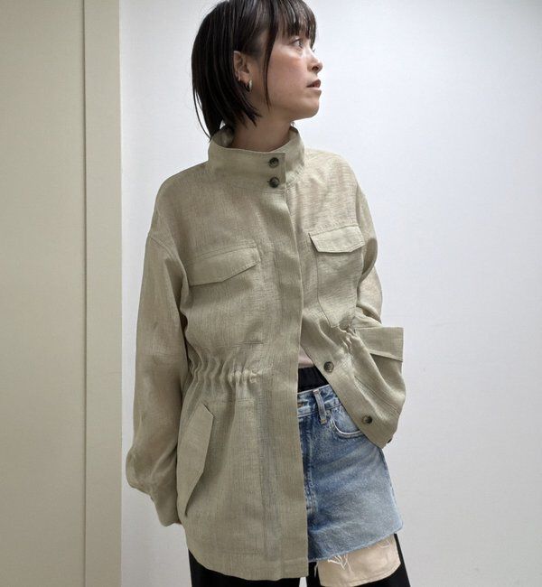  「【SACHIKOコラボ】シアーメッシュミリタリージャケット」|その他|