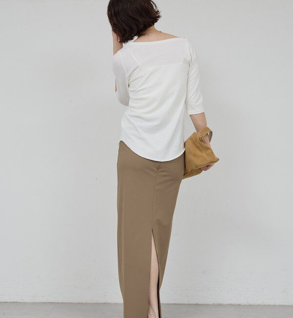  「【2WAY】ハーフスリーブカットソー」|Tシャツ・カットソー|