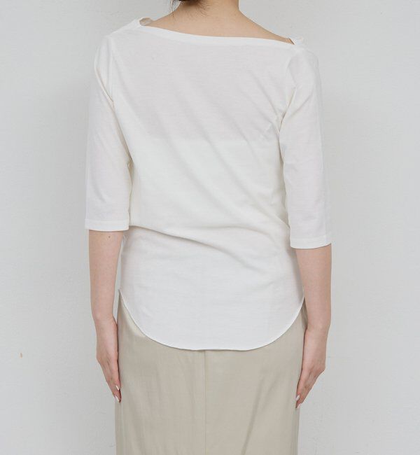  「【2WAY】ハーフスリーブカットソー」|Tシャツ・カットソー|