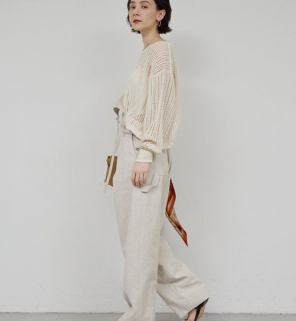  「レーシーメッシュニット」|ニット・セーター|