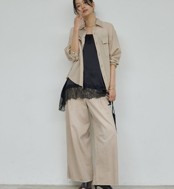  「【驚くほど軽い！】シアーデニムシャツ」|シャツ・ブラウス|