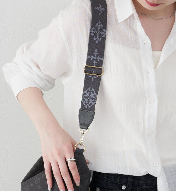  「アレンジショルダーベルト［Monogram］」|その他|グレー