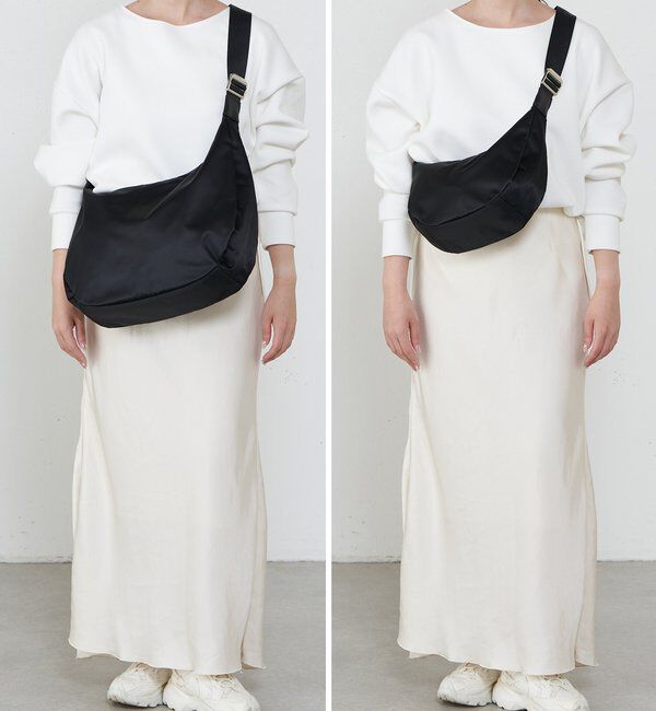  「クラウズナイロンラウンドビッグショルダーバッグ」|ショルダー・メッセンジャー|