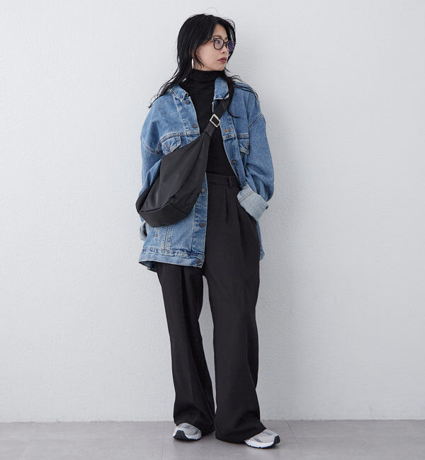  「クラウズナイロンラウンドビッグショルダーバッグ」|ショルダー・メッセンジャー|