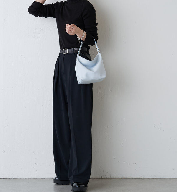  「ソフトレザーシンプルショルダーバッグ 」|ショルダー・メッセンジャー|