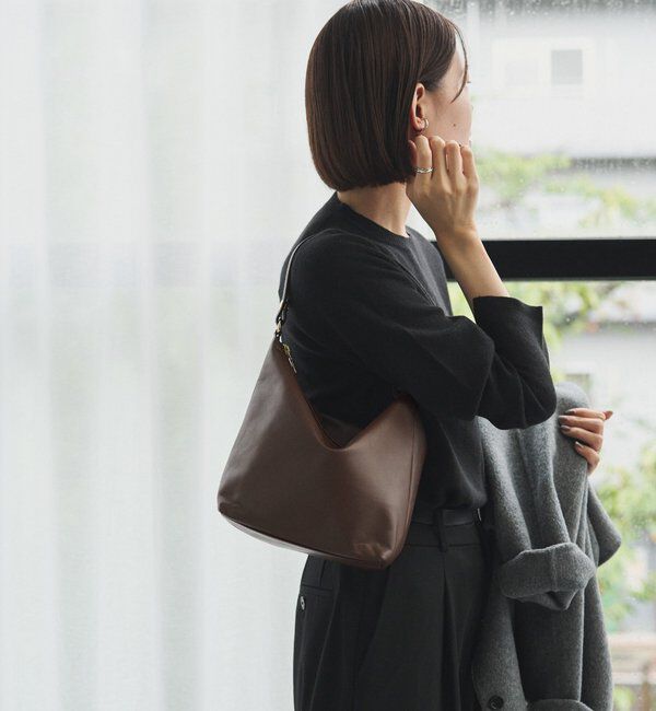  「ソフトレザーシンプルショルダーバッグ 」|ショルダー・メッセンジャー|