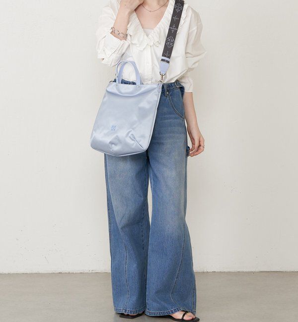  「《WEB限定》スリム2WAYトートバッグ <クラウズナイロン>」|トートバッグ|