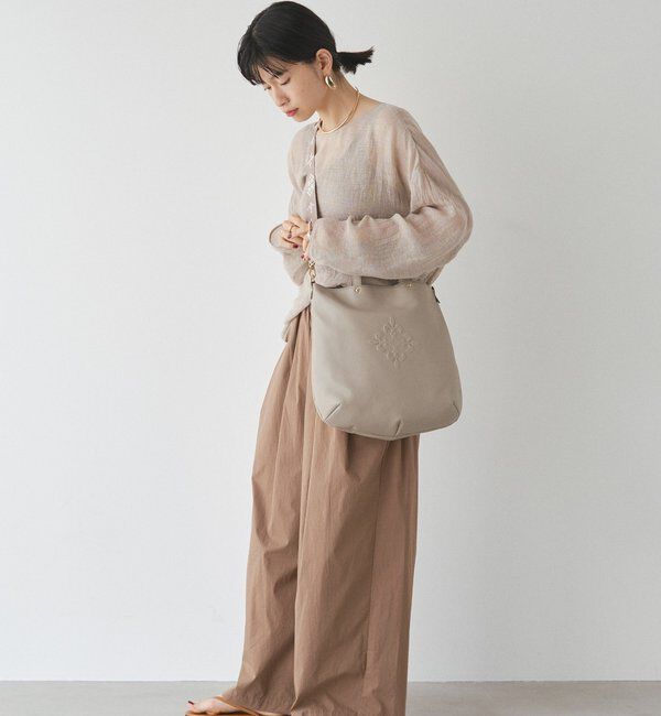  「スリム2WAYトートバッグ <エンボスモノグラム>」|トートバッグ|