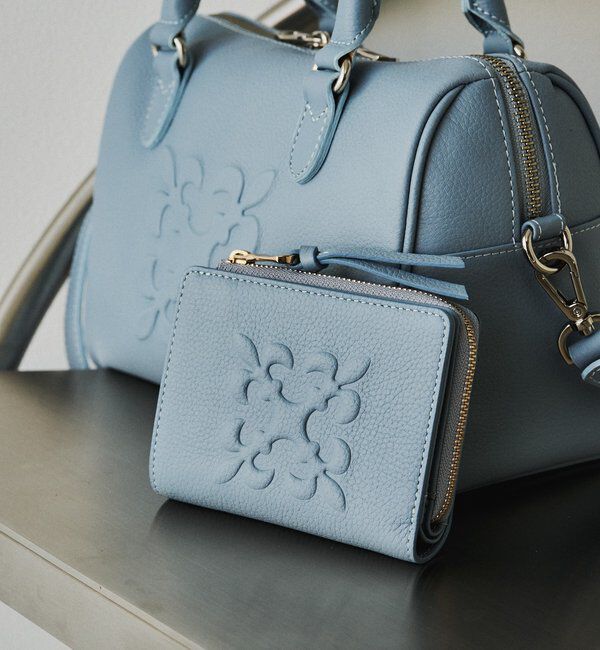  「エンボスモノグラムハーフウォレット」|財布|