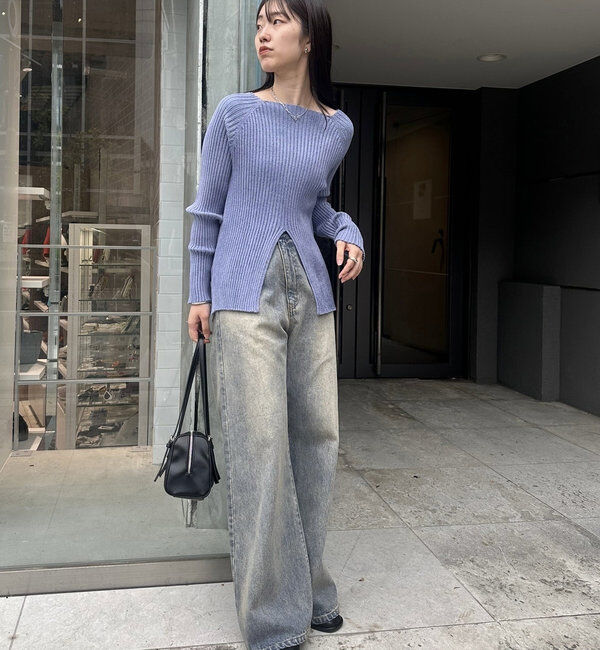  「【新色ブルー登場！】フレアデニム」|デニム|