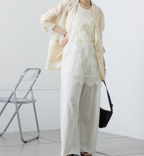  「レースVキャミチュニック」|シャツ・ブラウス|