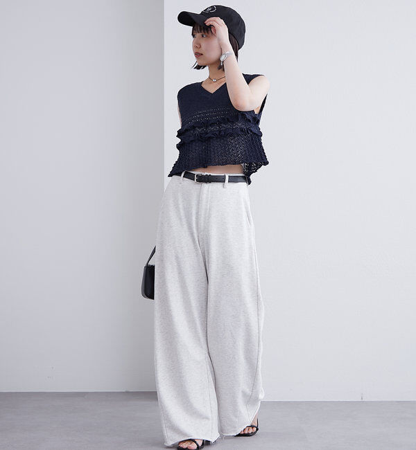  「フリルニットベスト」|ニット・セーター|