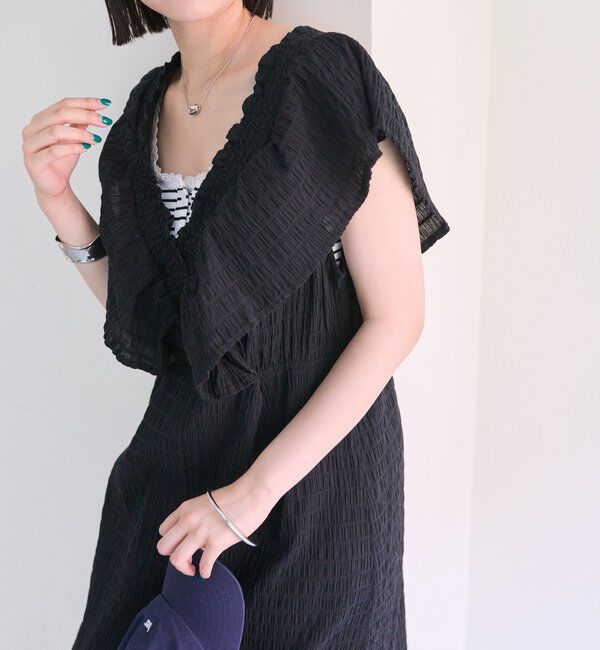  「シャーリングスクエアワンピース」|ワンピース|