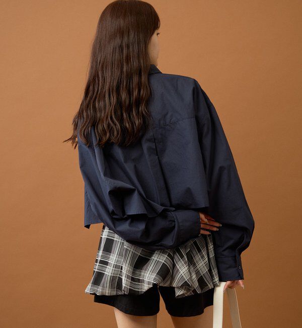  「ストライプショートシャツ」|シャツ・ブラウス|