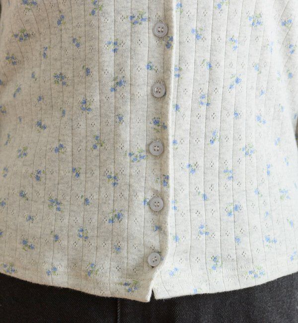  「花柄ホルターロングＴシャツ」|Tシャツ・カットソー|