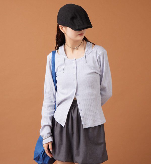  「花柄ホルターロングＴシャツ」|Tシャツ・カットソー|