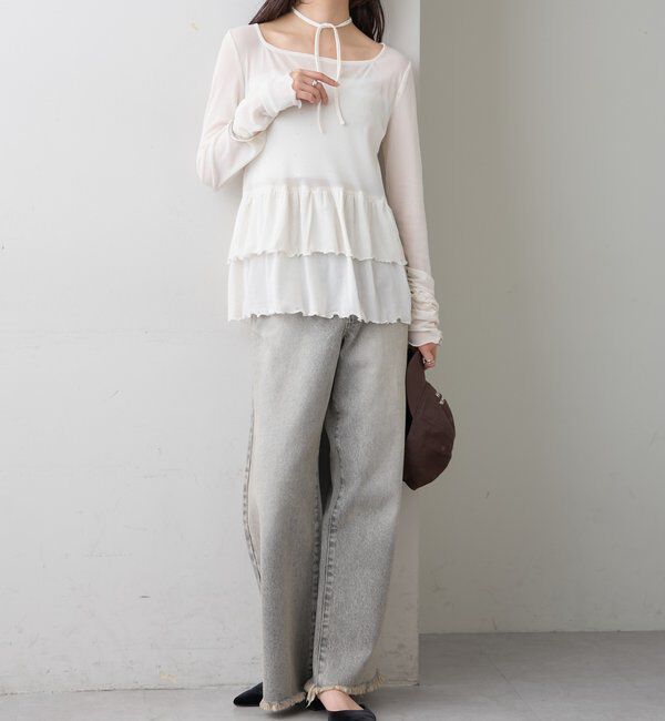  「ドットティアードプルオーバー」|Tシャツ・カットソー|