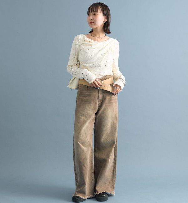  「オフショルロンT」|Tシャツ・カットソー|