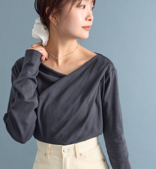  「オフショルロンT」|Tシャツ・カットソー|