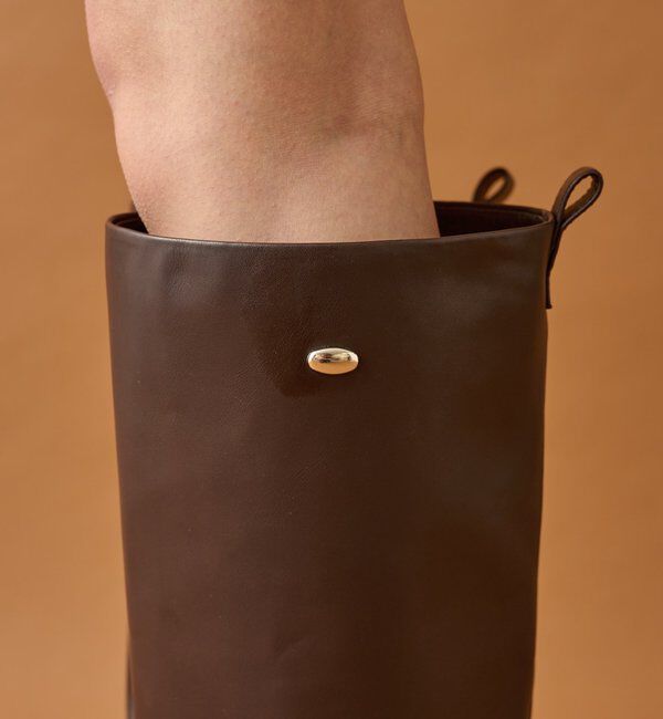  「スクエアトゥロングブーツ」|ロングブーツ|