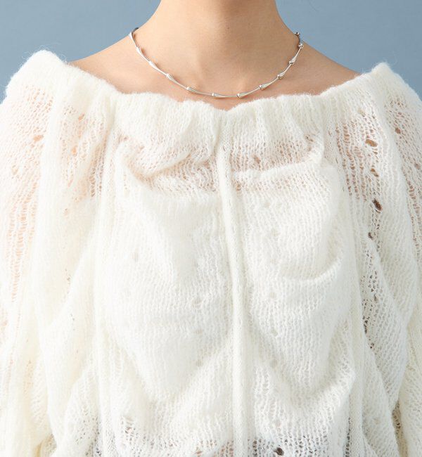  「ウェーブシアーホイップニット」|ニット・セーター|