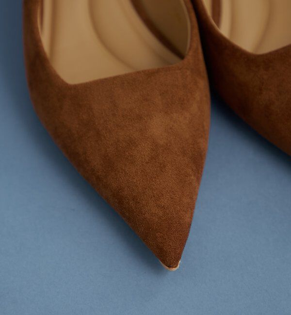  「フェイクスウェードミュール」|パンプス|