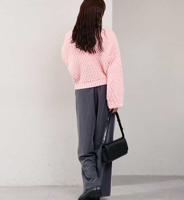  「ポコポコニットカーディガン」|カーディガン|