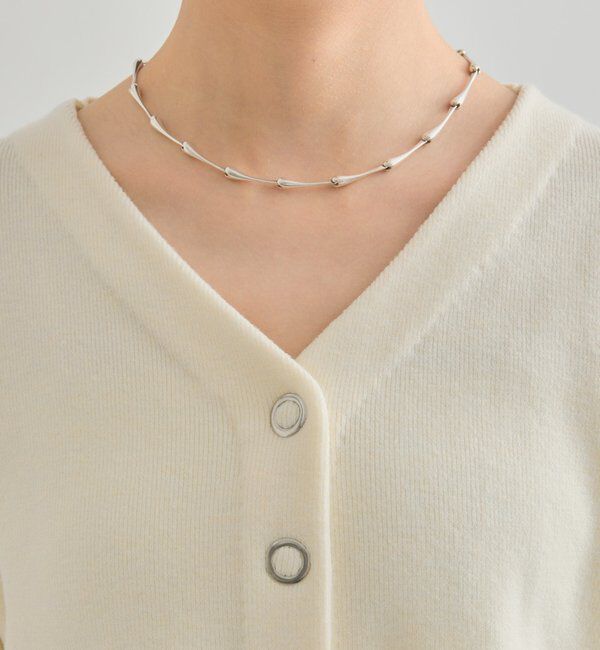  「Vボタンカーディガン」|カーディガン|